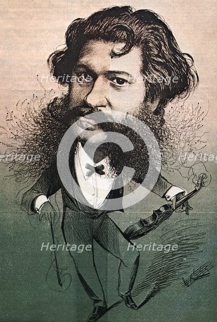 Johan Strauss (1825-1899), Austrian composer famous for his Viennese waltzes and operettas. Artist: Unknown