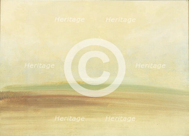 Landscape Background, 1846-1848. Creator: George Catlin.