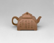 "Guleng" Teapot, Qing dynasty (1644-1911), early 19th century. Creator: Yang Pengnian.