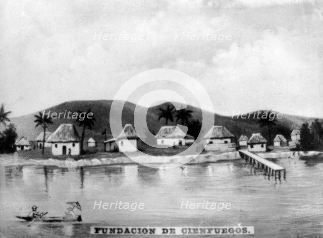 Foundation of Cienguegos, (1819), 1920s. Artist: Unknown.