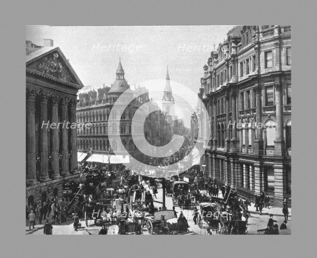 The Mansion House and Cheapside, London, c1900. Artist: Frith & Co.