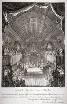 Wedding of Anne, Princess Royal, and William IV of Orange, St James's Palace, London, 1733.     Artist: Jacques Rigaud