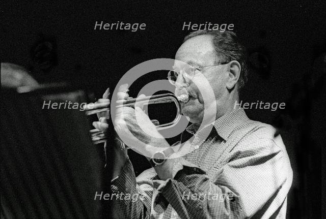 Ian Carr, Nucleus, Ronnie Scott's, Soho, London, July 2000. Creator: Brian O'Connor.