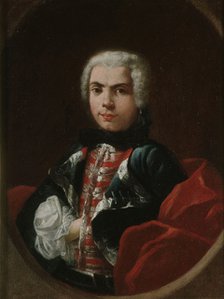 Portrait of the singer Farinelli (Carlo Broschi) (1705-1782), c. 1740.