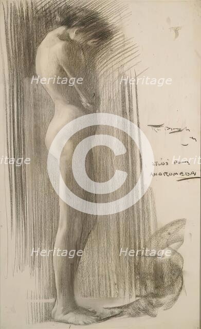 Study for "Andromeda", c1893. Creator: Robert Brough.