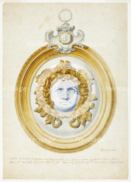 Head of Medusa (Sabbatini collection, Rome), n.d. Creator: Giuseppe Grisoni.