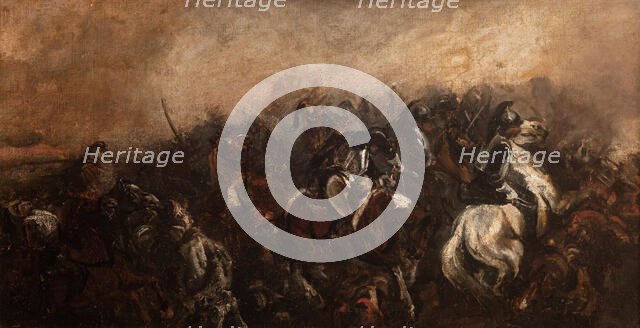 The Battle of Mozhaisk 1812, between 1835-1840, around 1840. Creator: Piotr Michalowski.