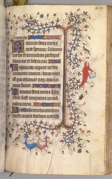 Hours of Charles the Noble, King of Navarre (1361-1425): fol. 214r, Text, c. 1405. Creator: Master of the Brussels Initials and Associates (French).