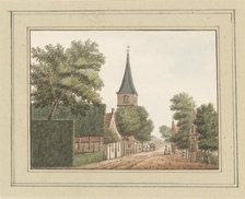 View of the village of Heemskerk, c. 1752. Creator: Anon.
