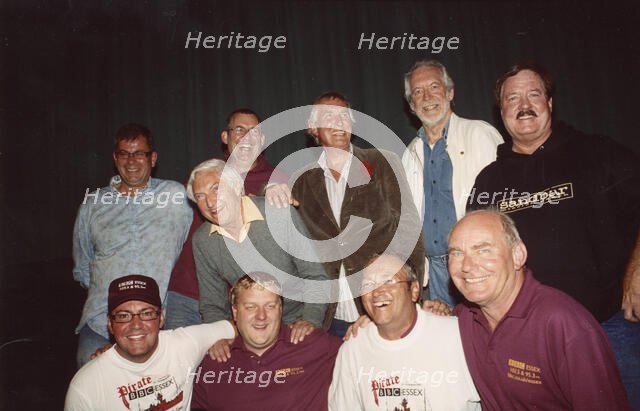 Johnnie Walker, Keith Skues and others, The Demise of Pirate Radio, 40th anniversary, Harwich, 2007. Creator: Brian Foskett.