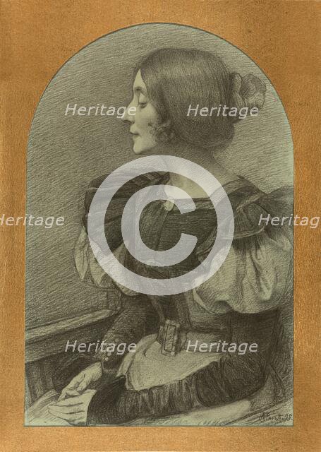 Rêverie (Portrait of Hélène Linder), 1895. Creator: Armand Point.