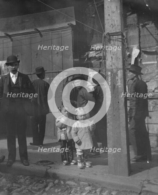 A holiday, Chinatown, San Francisco, between 1896 and 1906. Creator: Arnold Genthe.