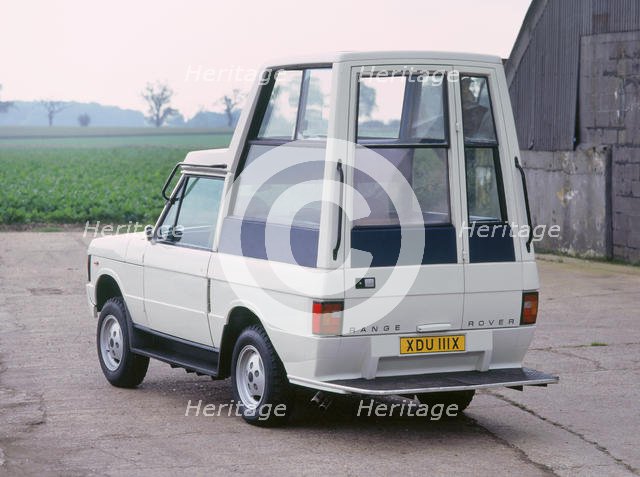 Range Rover Pope Mobile 1986. Creator: Unknown.