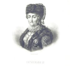 Catherine II, 1855.  Creator: Hopwood.