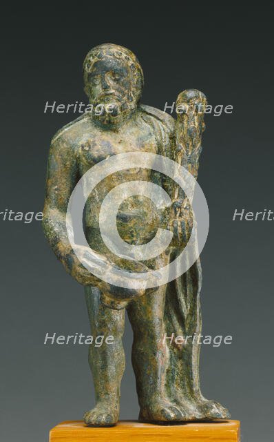 Statuette of Herakles Holding a Kantharos, 2nd-3rd century A.D. Creator: Unknown.