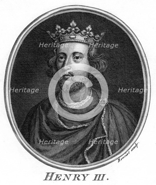 Henry III of England.Artist: Benoist