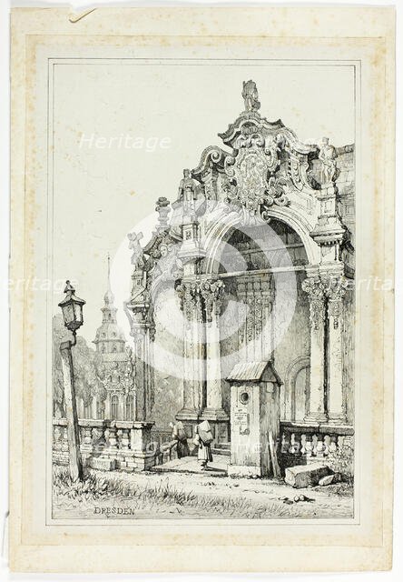 Dresden, 1833. Creator: Samuel Prout.