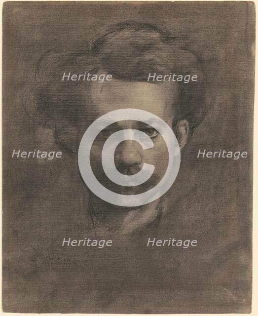 Self-Portrait, 1896. Creator: Jerome Myers.