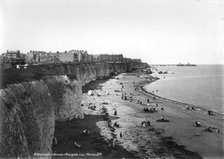 The beach at Cliftonville, Margate, Kent, 1890-1910. Artist: Unknown