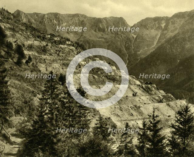 The Erzberg Mine, Styria, Austria, c1935.  Creator: Unknown.