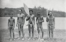 Natives of South Pagai Island, Nassau Group, off Sumatra, 1902. Artist: Cecil Boden Kloss.