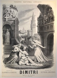Poster for the Opera Dimitri by Victorin de Joncières, 1876.