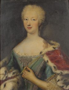 Polyxena of Hesse-Rotenburg (1706-1735), Queen of Sardinia, First third of 18th cen.. Creator: Clementi, Maria Giovanna (1692-1761).