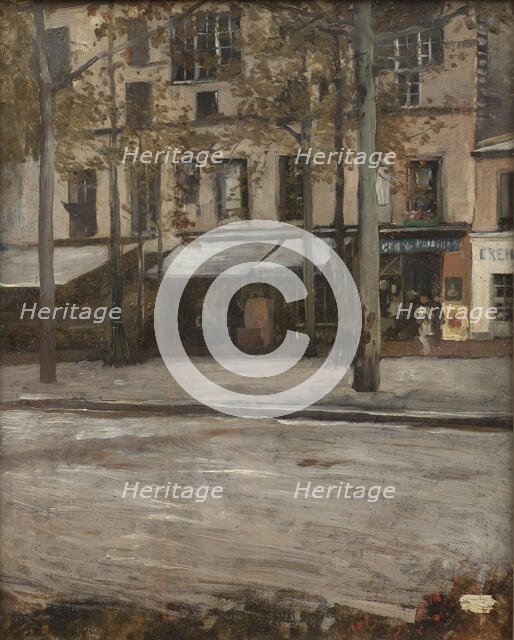 A Street in Paris. Study from Montmartre. Creator: Hugo Birger.