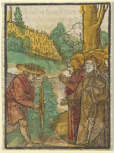 The Parable of the Workers in the Vineyard, from Das Plenarium, 1517. Creator: Hans Schäufelein the Elder.