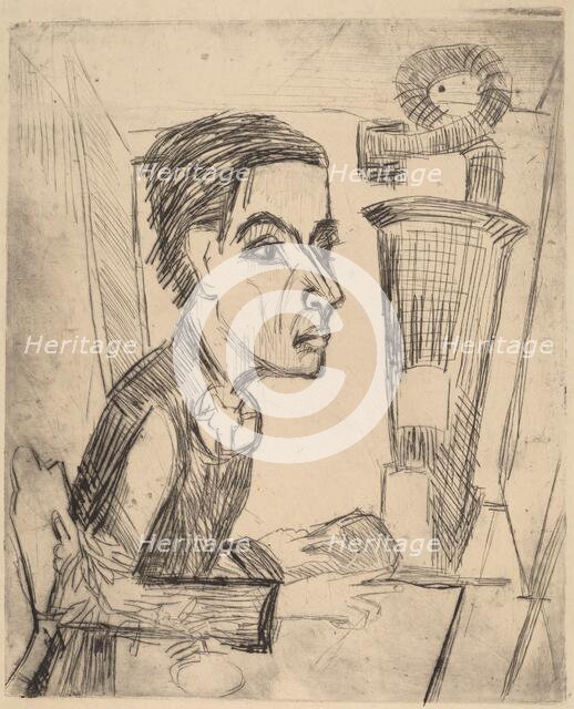 The Painter, 1923. Creator: Ernst Kirchner.