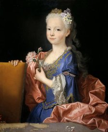 Mariana Victoria of Spain (1718-1781), 1725. Creator: Ranc, Jean (1674-1735).