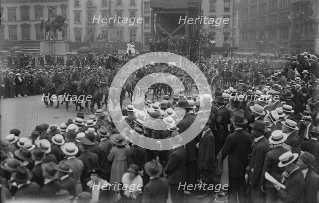 Recruiting Parade, 1917. Creator: Bain News Service.