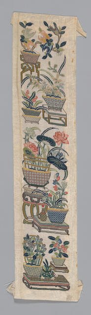 Sleeve Band, China, Qing dynasty (1644-1911), 1875/1900. Creator: Unknown.