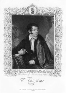 Thomas Campbell, Scottish poet, 19th century.Artist: John Jenkins