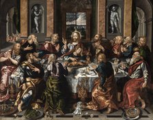 The Last Supper, ca 1588. Creator: Vázquez, Alonso (c. 1540-1608).