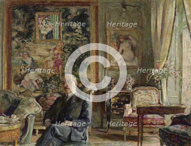 Portrait of Jean Laroche (1866-1935), 1925-1926. Creator: Vuillard, Édouard (1868-1940).