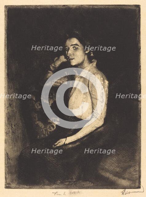 La Biarrote, 1901. Creator: Paul Albert Besnard.