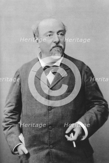 Emmanuel Chabrier (1841-1894), French Romantic composer and pianist. Creator: Benque.