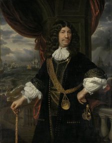 Portrait of Mattheus van den Broucke (1620-1685). Councillor of the Indies, 1670-1678. Creator: Samuel van Hoogstraten.
