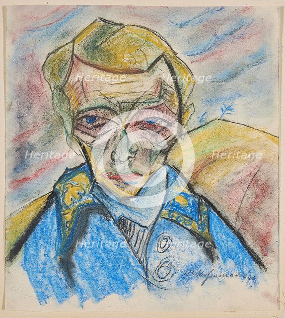 Self-portrait, 1920. Creator: Gramatté, Walter (1897-1929).