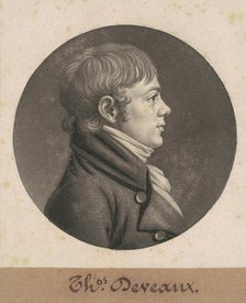 Robert Mills, 1808. Creator: Charles Balthazar Julien Févret de Saint-Mémin.