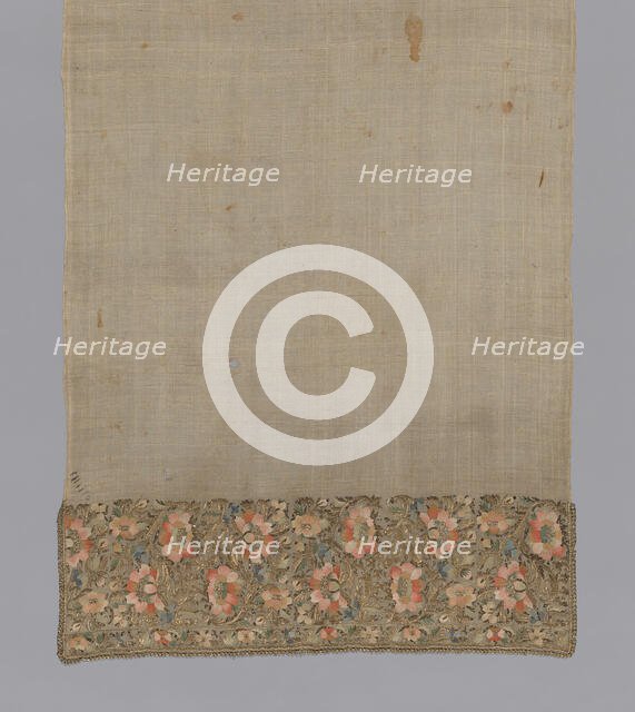 Towel or Napkin, Turkey, 19th century. Creator: Unknown.