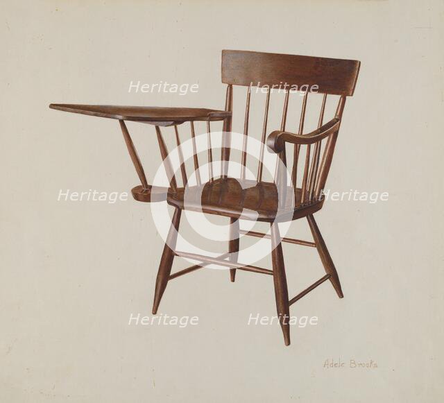 Windsor Chair, c. 1935. Creator: Adele Brooks.