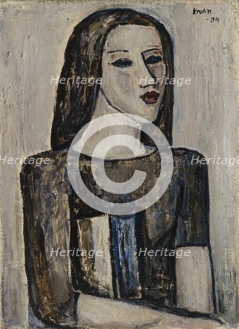 Schoolgirl, 1934. Creator: Ernst Krohn.