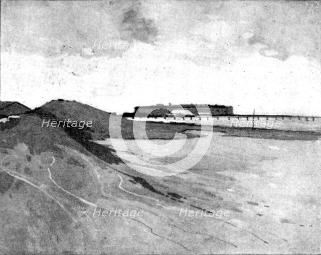 The Spanish-American War: views of Key West... Fort Taylor, with large sand battery..., 1898. Creator: Unknown.