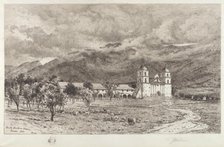 Santa Barbara Mission, 1886. Creator: Peter Moran.