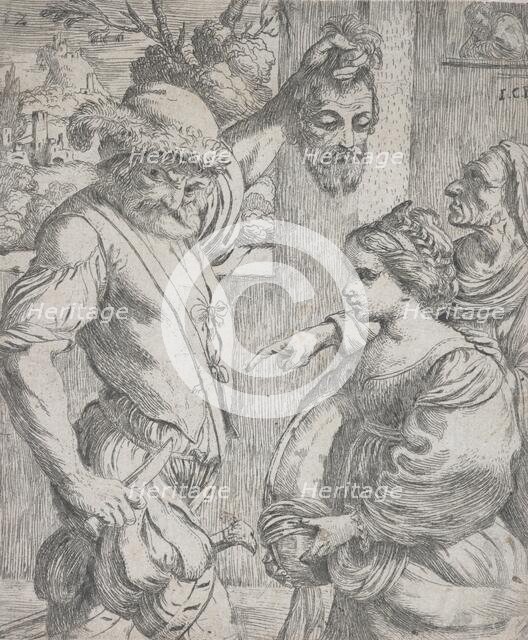 The beheading of John the Baptist, 1625-1630. Creator: Giuseppe Caletti.