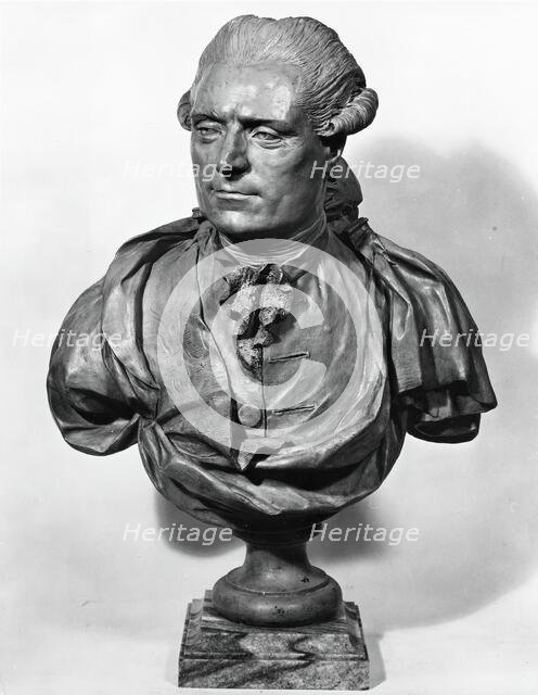 Portrait Bust of an Unknown Man, 1775/85. Creator: Unknown.
