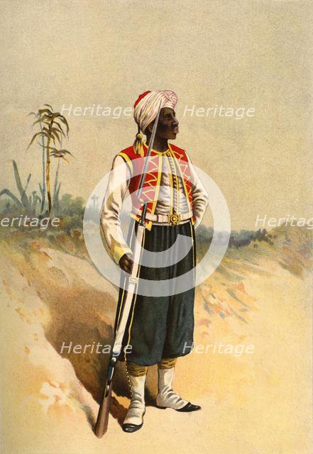 'West India Regiment', 1890. Creator: Godfrey Douglas Giles.