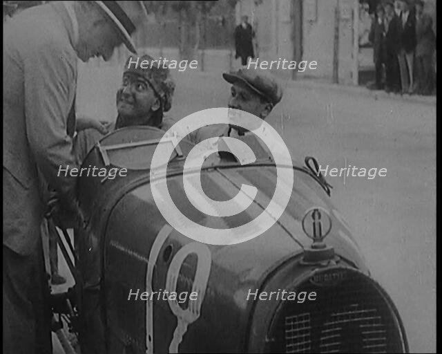 William Grover-Williams the Winner of Grand Prix Motor Race in Monte Carlo, 1929. Creator: British Pathe Ltd.